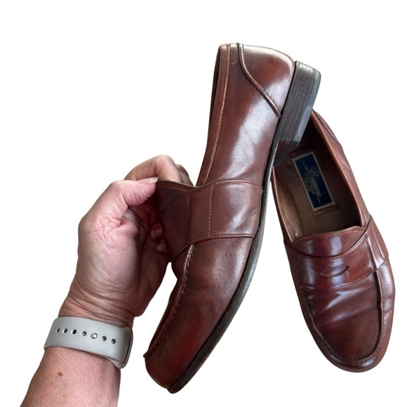 Cole Haan Bragano Loafers Brown Leather Dress Shoes Menswear Slip On
